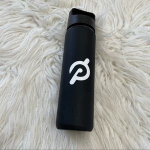 Peloton glass reusable rubber covered water‎ bottle NWOT